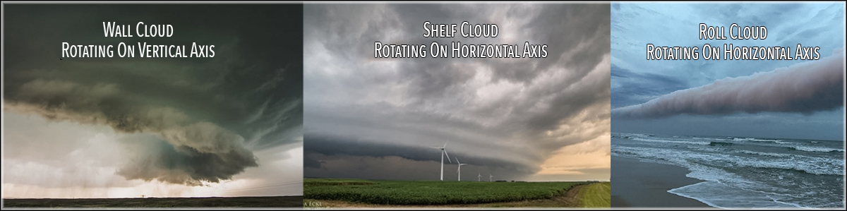 Wall clouds, shelf clouds, roll clouds - weather for the mariner